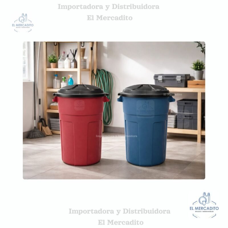 Basureros Plasticos 70 Litros