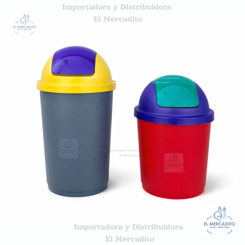 Basurero NEO Tapa Vaiven, 55 Litros, 38 Litros