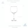 Copa Premier Vino 4740 Copa Premier Vino C4740, Capacidad 21 oz