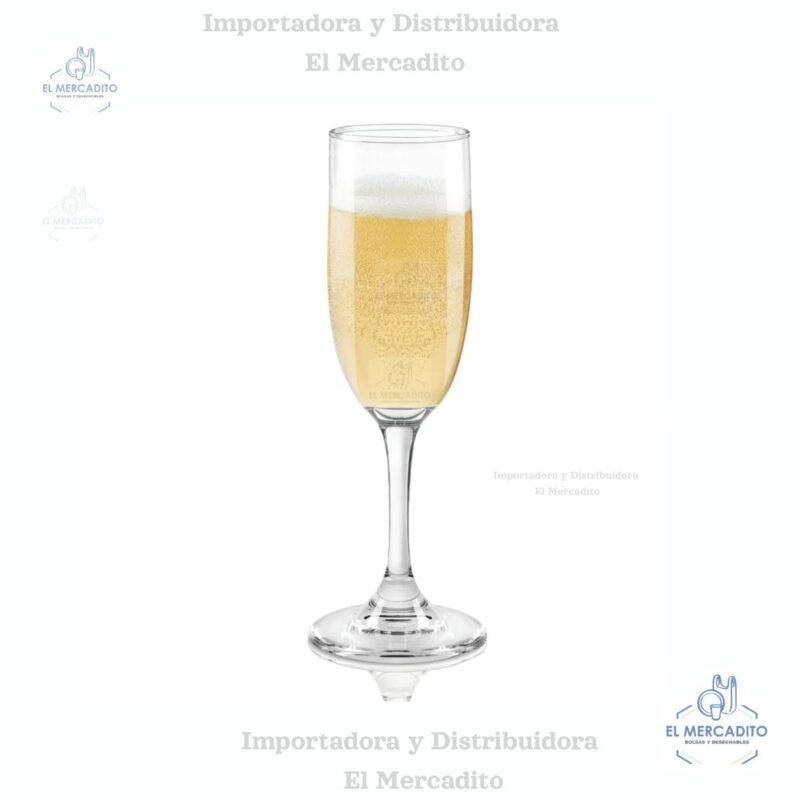 Copa de Champaña Premier Canastilla C4640, Capacidad 6.25 oz