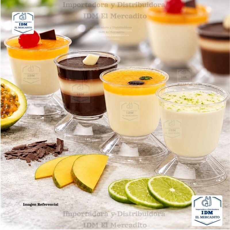 Copas Darnel Cristal veneciana, de 3 oz, 5 oz, 8 oz, en paquetes de 10 unidades