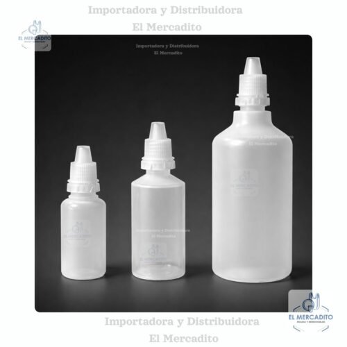 Goteros Plásticos con Sello de seguridad, 15 ml, 20 ml, 120 ml