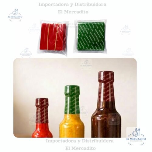 Cinta termo encogible Cinta sellos plásticos termo encogibles para botellas