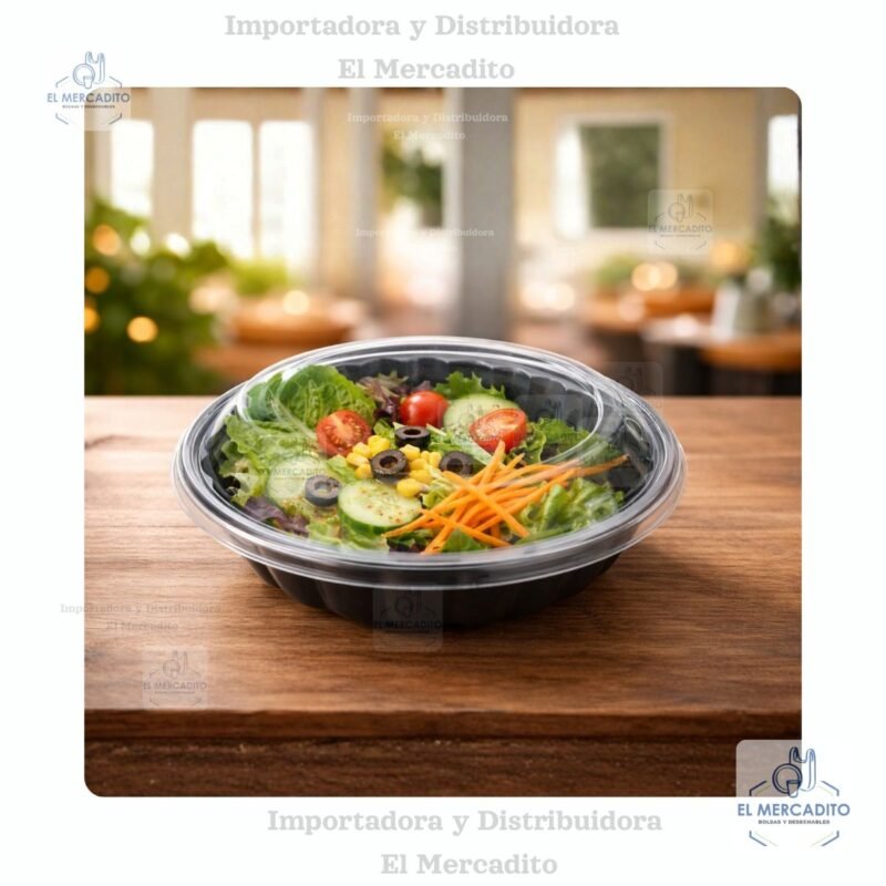 Contenedor Combopack 16 oz Base Negra