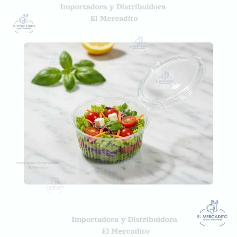 Contenedor Minipack M de plástico transparente, en paquetes de 10 unidades