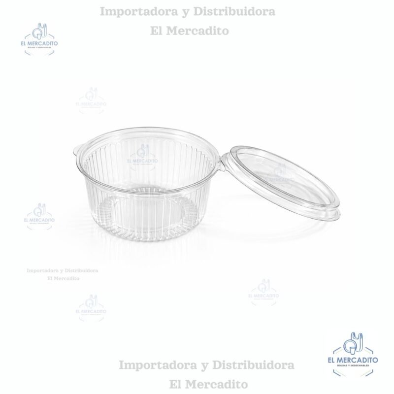 Contenedor Minipack M de plástico transparente, en paquetes de 10 unidades