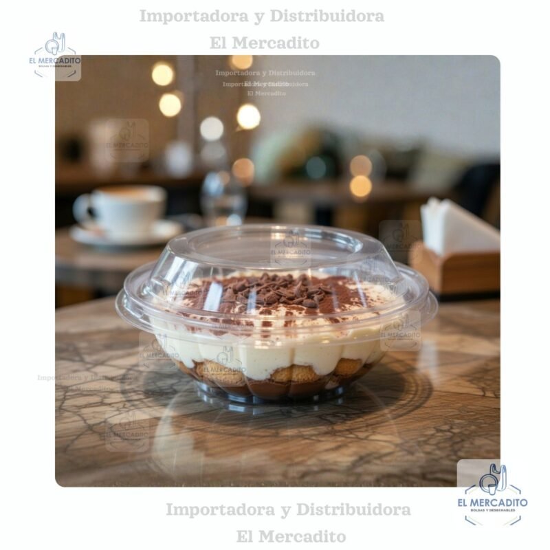 Contenedor Combopack 8 oz Plástico Transparente