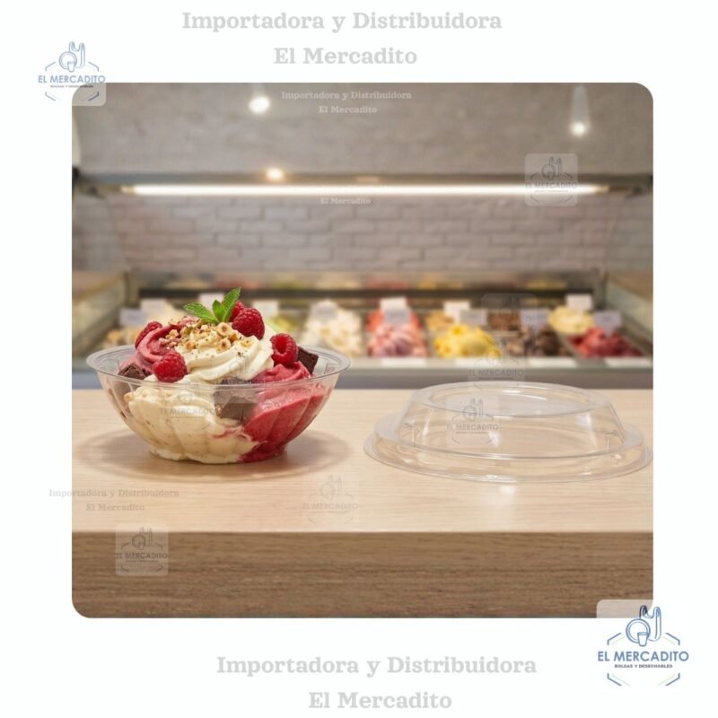 Contenedor Combopack 8 oz Plástico Transparente