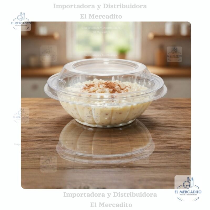 Contenedor Combopack 8 oz Plástico Transparente