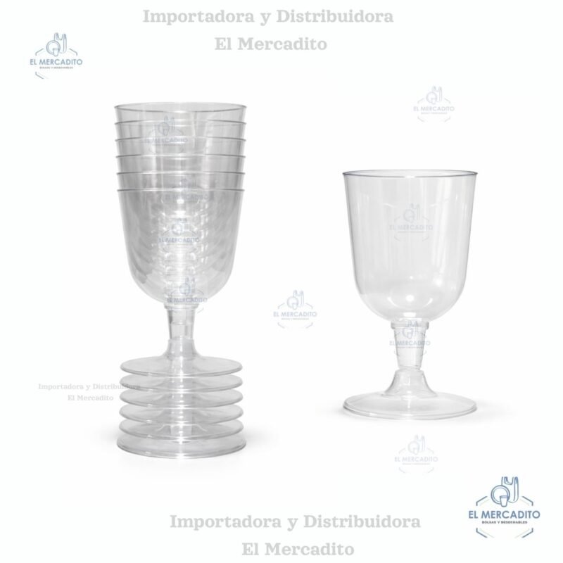 Copas Plásticas desechables, en paquetes de 10 unidades