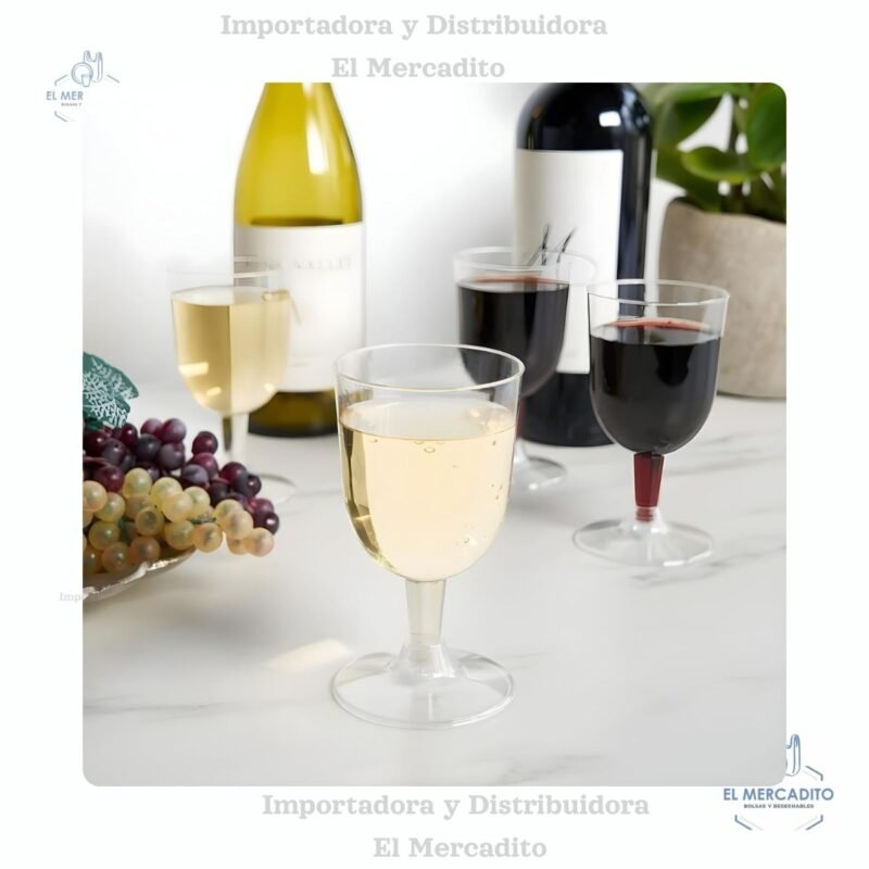 Copas Plásticas desechables, en paquetes de 10 unidades