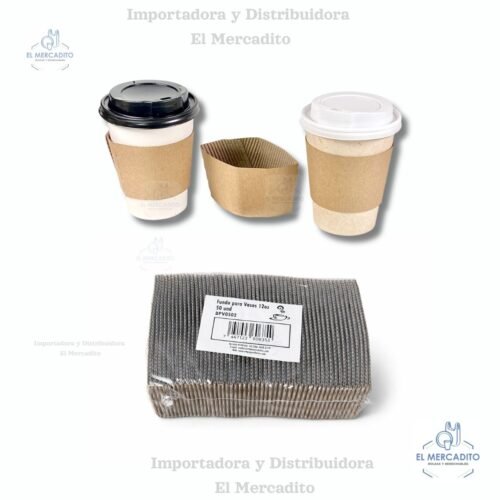 Funda para Vaso de Café #12 oz, 50 unidades