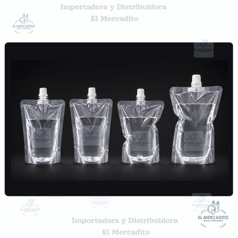 Bolsas Doypack con Boquilla para Alimentos, Bebidas y Jugos - Envase Flexible, variedad de tamaños