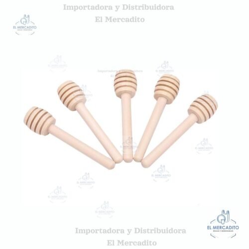 Palitos de madera para miel, 8 cm de largo