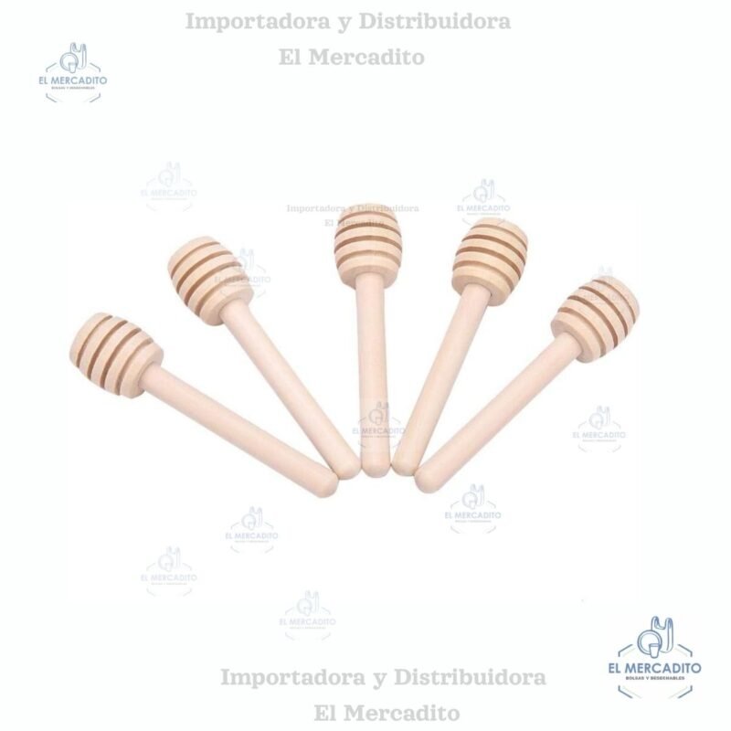 Palitos de madera para miel, 8 cm de largo