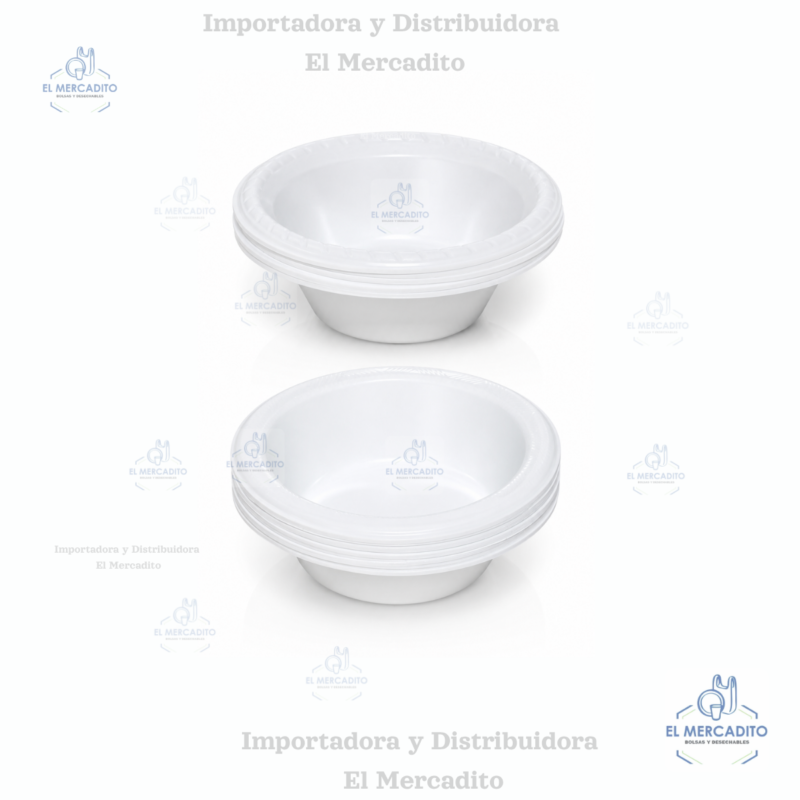 Platos Hondos Hyplast, de 4 oz y 6 oz