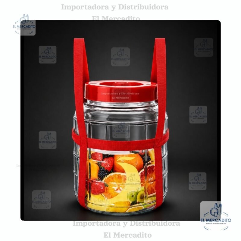 Recipiente De Vidrio Gigante 7300 ml, 7.3 Litros (RJ509)