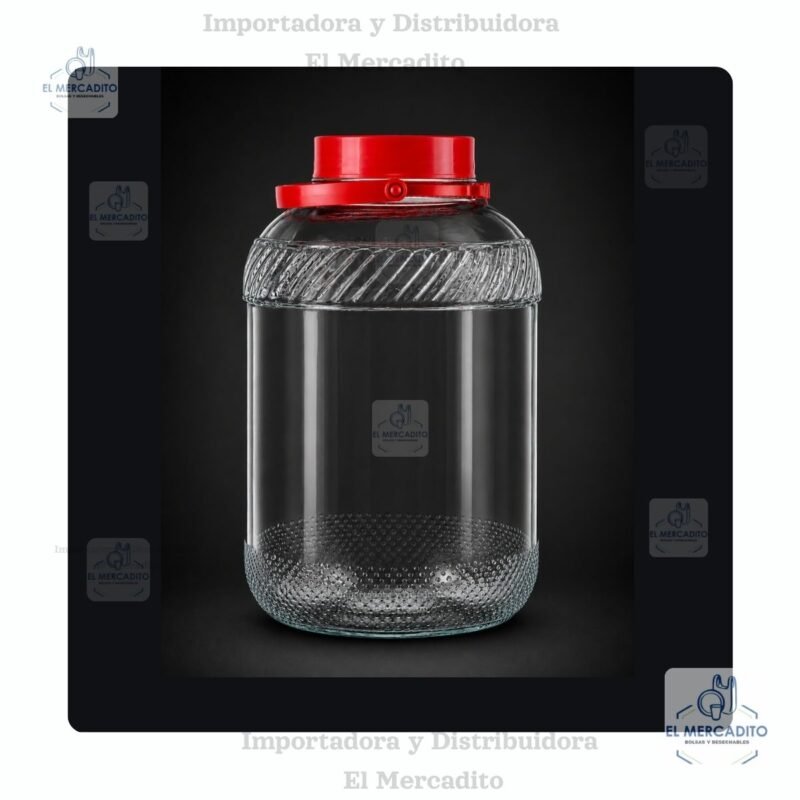 Recipiente De Vidrio con Agarradera 10 Litros (RJ513)