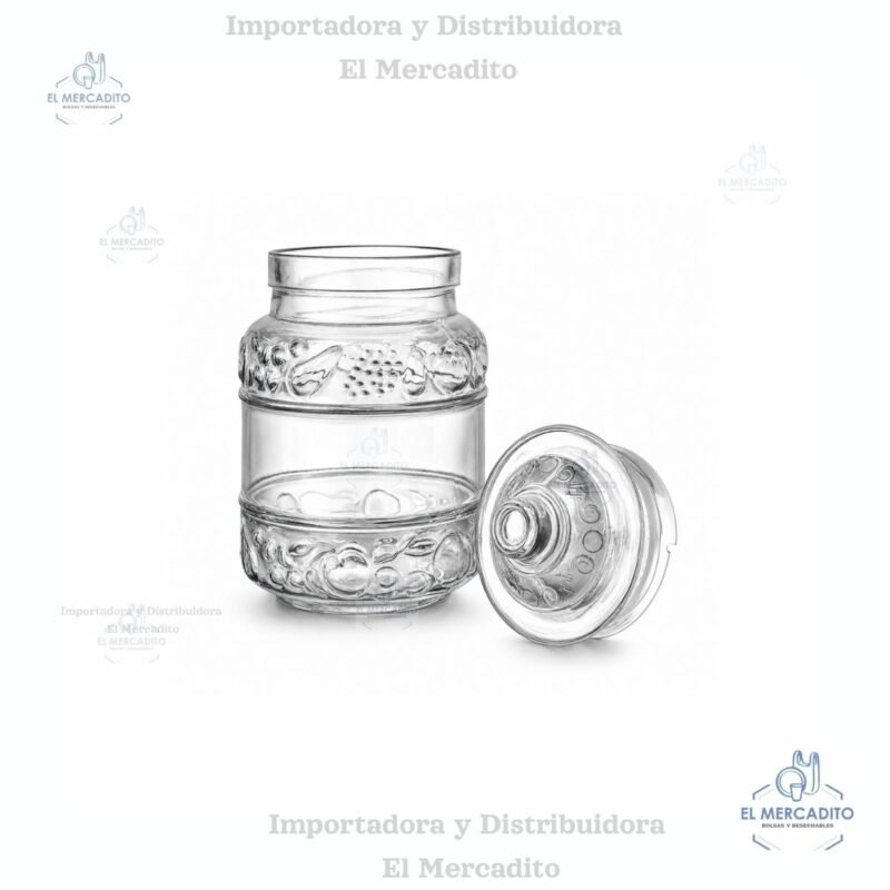 Recipiente De Vidrio Mediano 3300 ml / 3.3 Litros (RJ514)