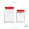 Recipientes De Vidrio Tapa Rosca 1,400 ml / 700 ml
