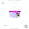 Caja plástica con rondines Sysmegabox #1, 15 litros