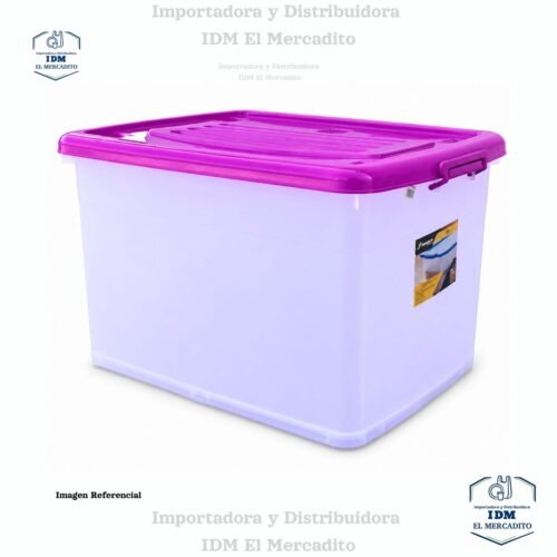 Caja plástica con rondines Sysmegabox #6, 150 litros