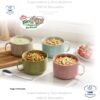 3 Taza Sopera con tapa 20 oz, Set de 2 unidades, biotrigo