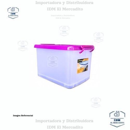 Caja plástica con rondines Sysmegabox #2, 35 litros