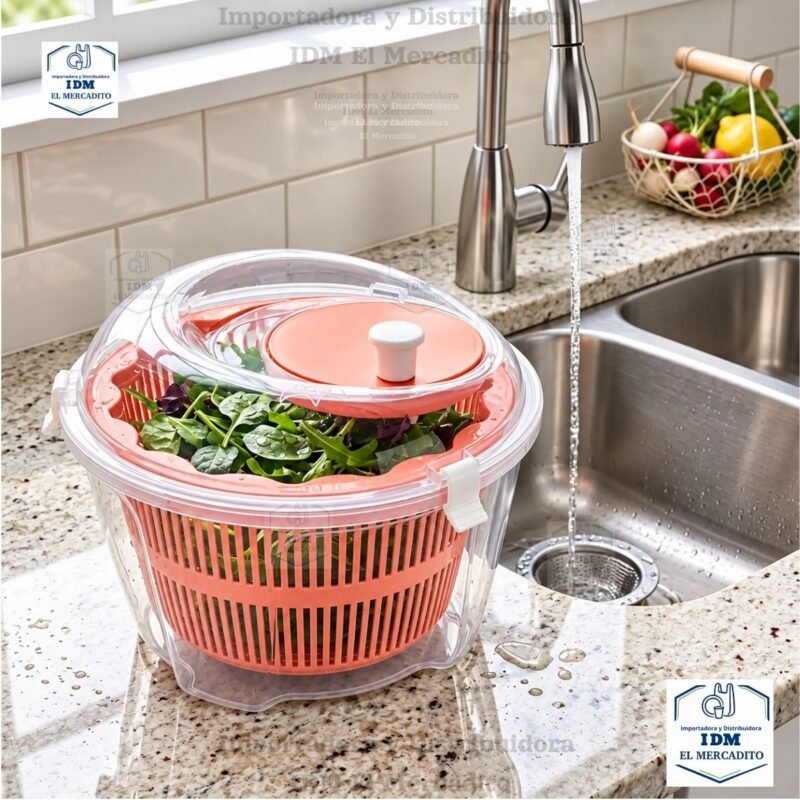 Escurridor centrífugo para vegetales