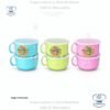 5 Taza Sopera con tapa 20 oz, Set de 2 unidades, biotrigo