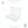 Caja Pandora #20, 11 cavidades 21 x 13.4 x 3.7 cm