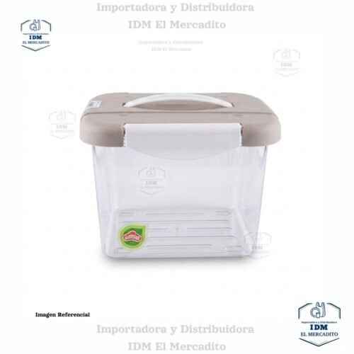 Caja Plástica Click Guateplast Transparente 4 Litros