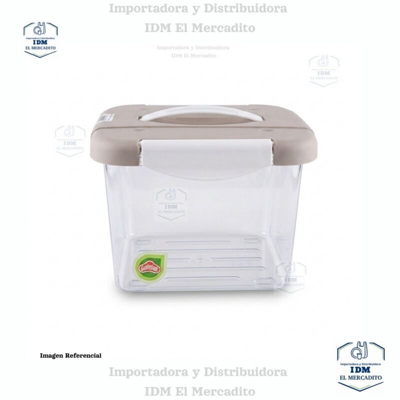 Caja Plástica Click Guateplast Transparente 4 Litros