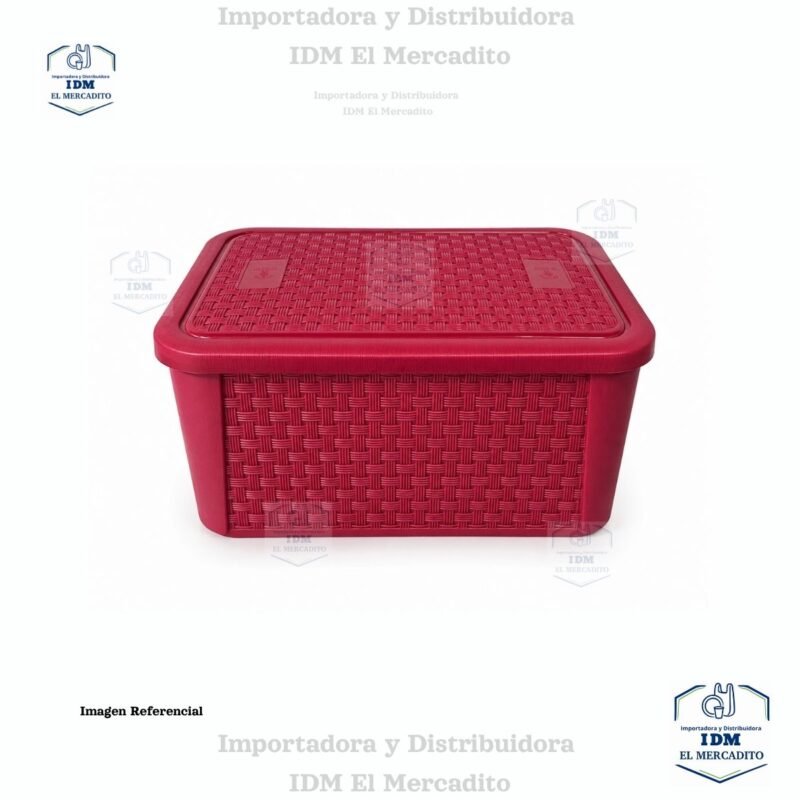 Caja Plástica Ratan 7 Litros 28 x 19 x 13 cm