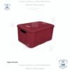 Caja Plástica Ratan 7 Litros 28 x 19 x 13 cm