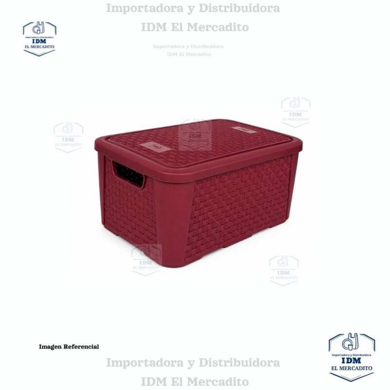 Caja Plástica Ratan 7 Litros 28 x 19 x 13 cm