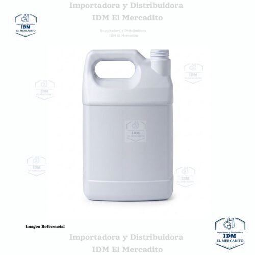 Galón plástico vacío blanco, 3785 ml
