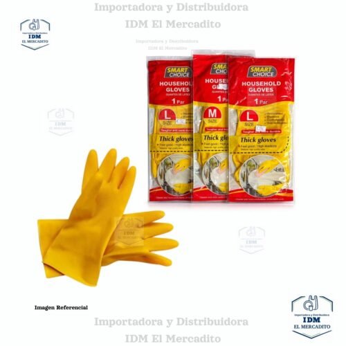 Guantes domésticos de Latex, color Amarillos