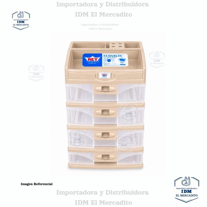 Organizador De Escritorio X 4 Niveles C/ Regatones