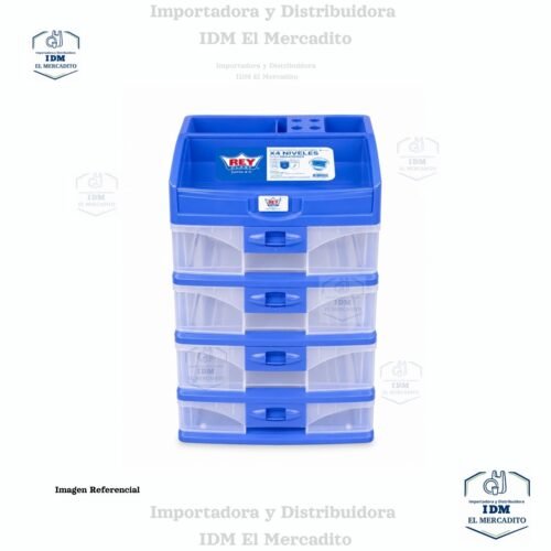 Organizador De Escritorio X 4 Niveles C/ Regatones