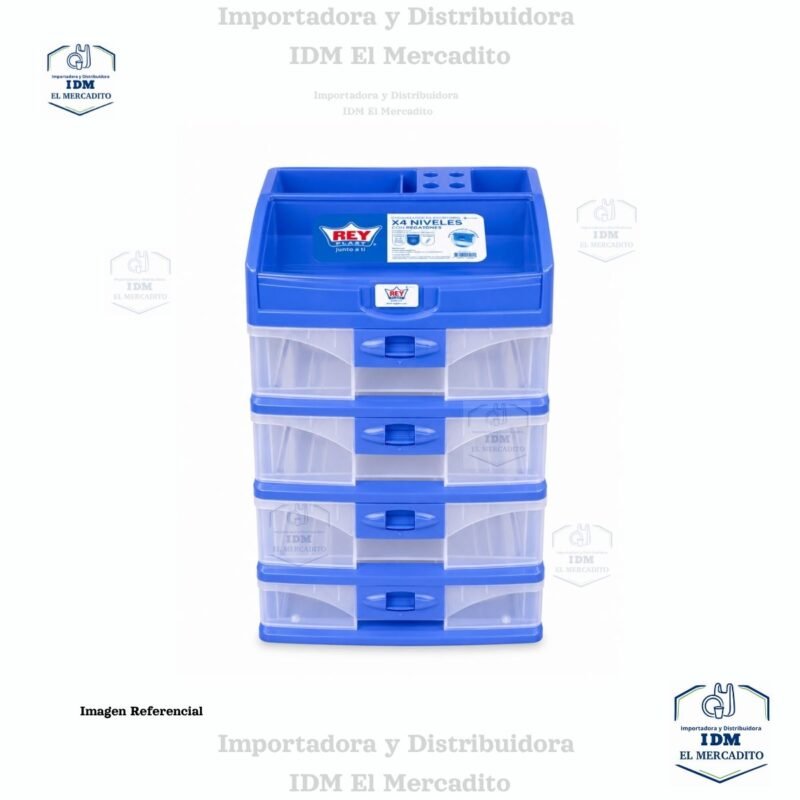 Organizador De Escritorio X 4 Niveles C/ Regatones