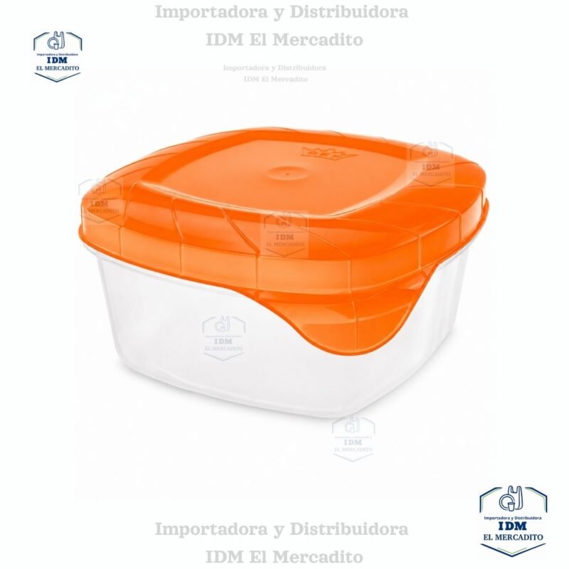 Táper Reyware Cuadrado De Luxe 0.615 L