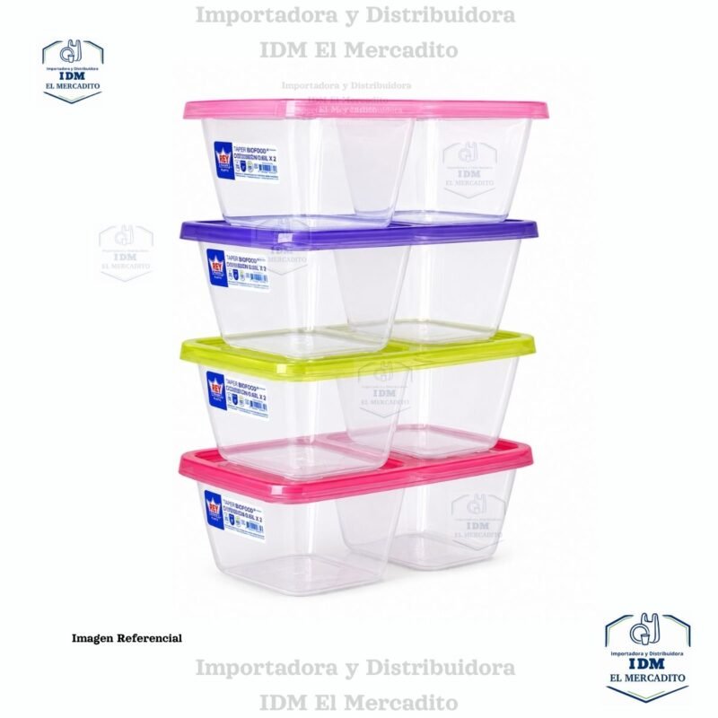 Taper Biofood con división 0.610 Litros X 2