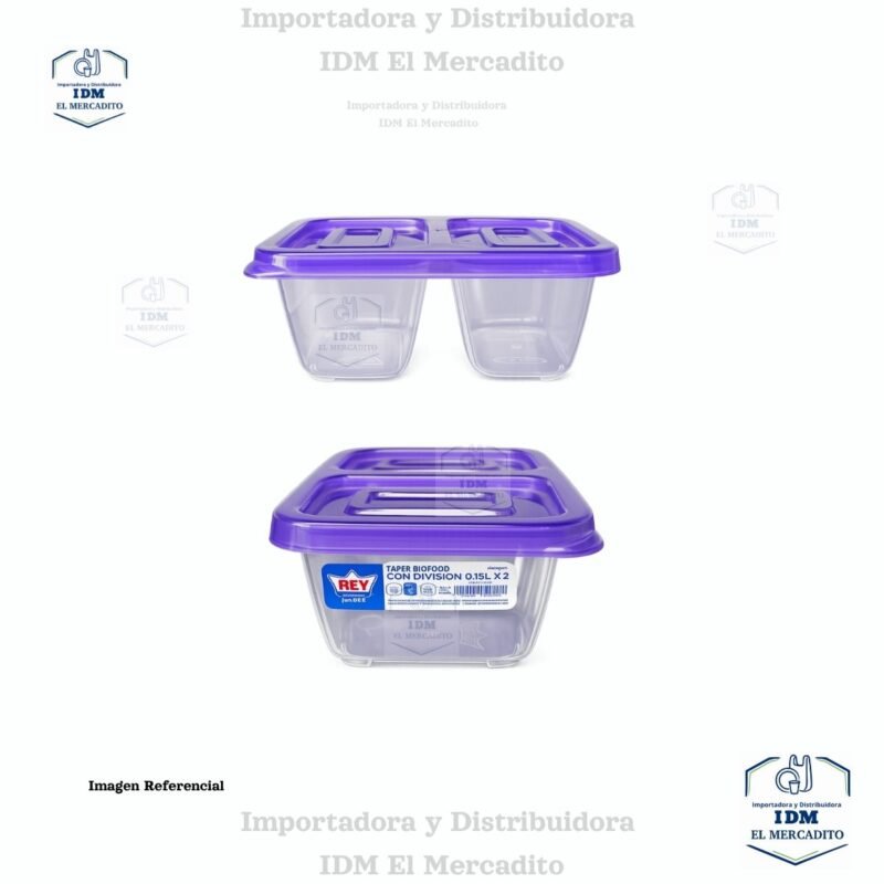 Taper Biofood con Division 0.15 L X 2
