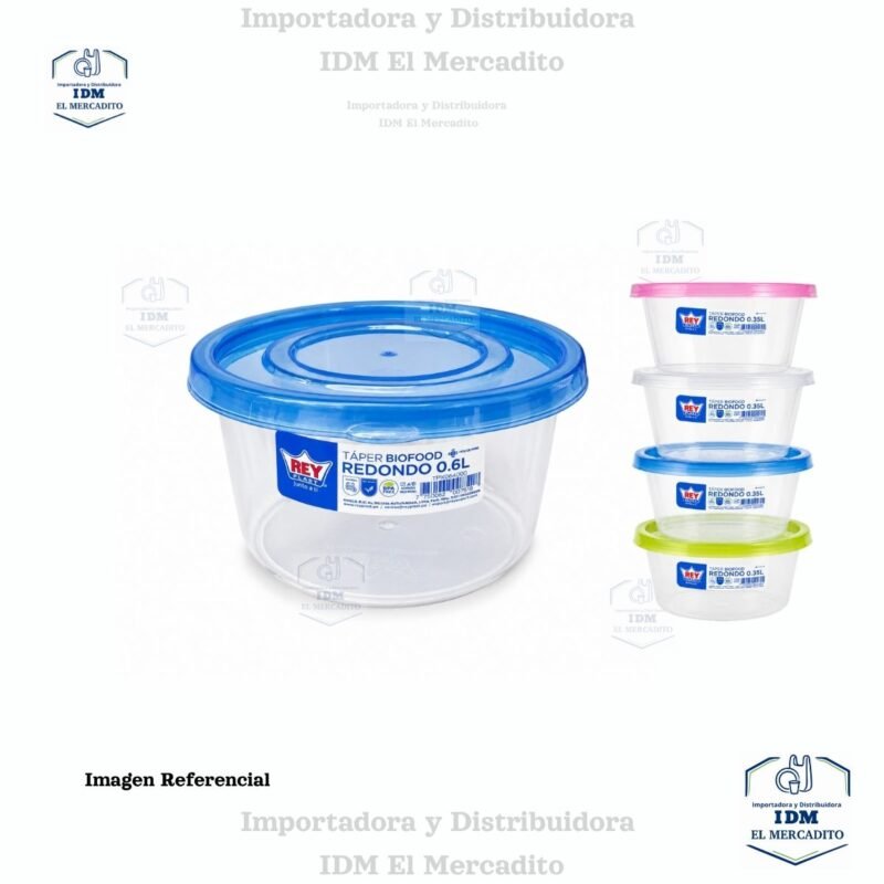 Táper Biofood Redondo 0.6 L