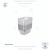 Molde de aluminio 16 x 9 cm de 1 libra, con tapa transparente, en paquetes de 25 unidades, N1609
