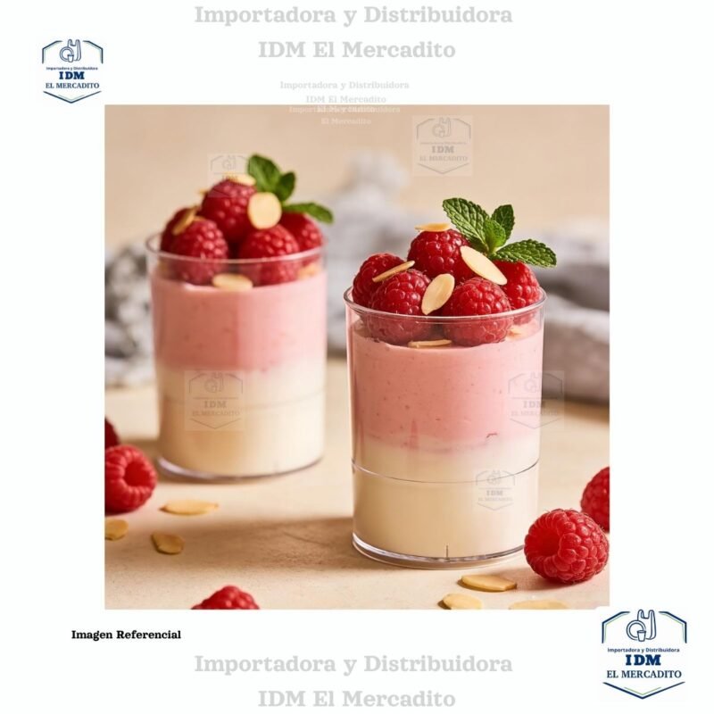 Vasos Transparentes para Postres – Elegantes para Bodas, Cumpleaños y Fiestas – Ideales para Tiramisú, Púdines, Tartas de Queso y Gelatinas