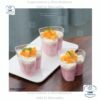 Mini tazas de postre en forma de corazón, 2.3 oz, 77 x 70 x 45 mm, en paquetes de 10 unidades