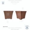 Macetero rattan 8.5 Litros