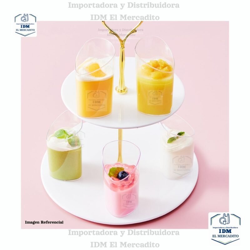 Copas cilíndricas triangulares biseladas para postres, en paquetes de 10 unidades, vasos para pudín, fiestas, gelatina, copas para pastel, tazones para pastel, tazones para postres, helado, pudines, yogur, y bodas.
